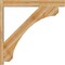 Ekena Millwork Legacy Block Rough Sawn Outlooker, Western Red Cedar, 6"W x 42"D x 42"H OUT06X42X42LEC05RWR - alternate 2
